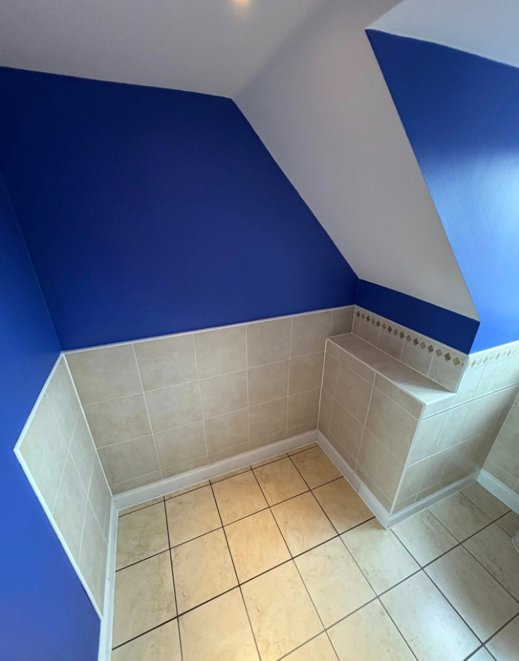 Tiled alcove transformation After