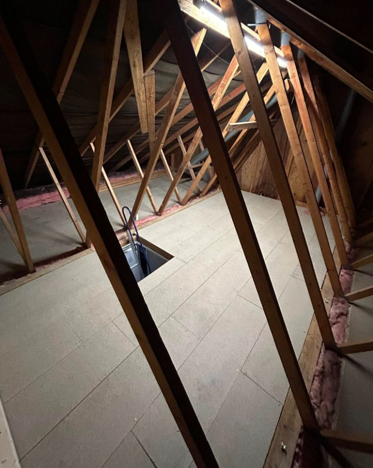 Fully boarded loft storage 1