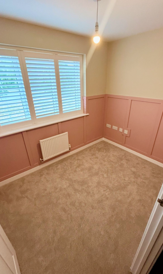 Pink panelled nursery 1