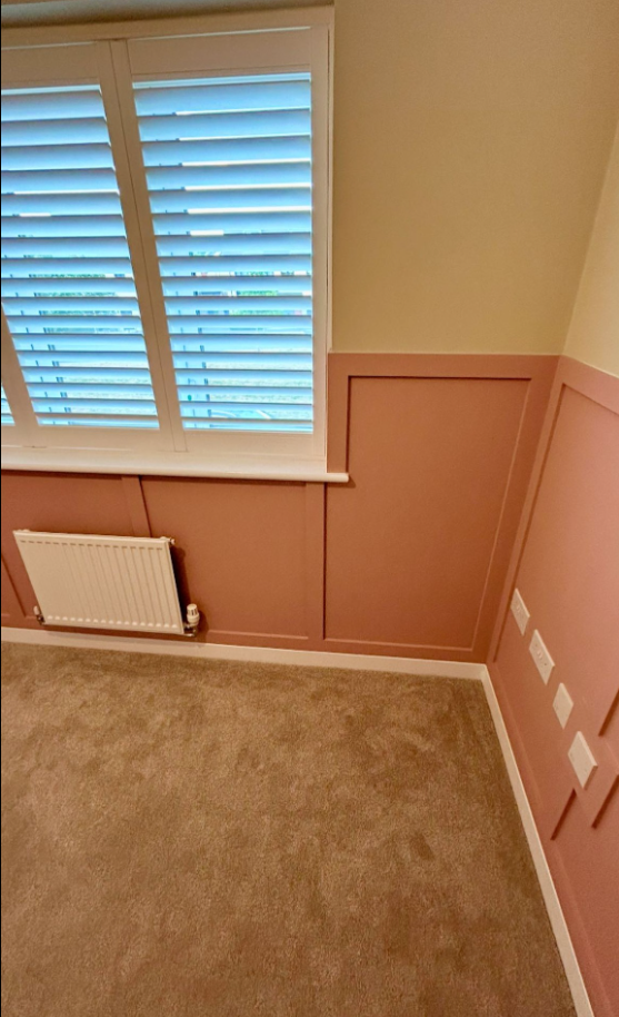 Pink panelled nursery 2